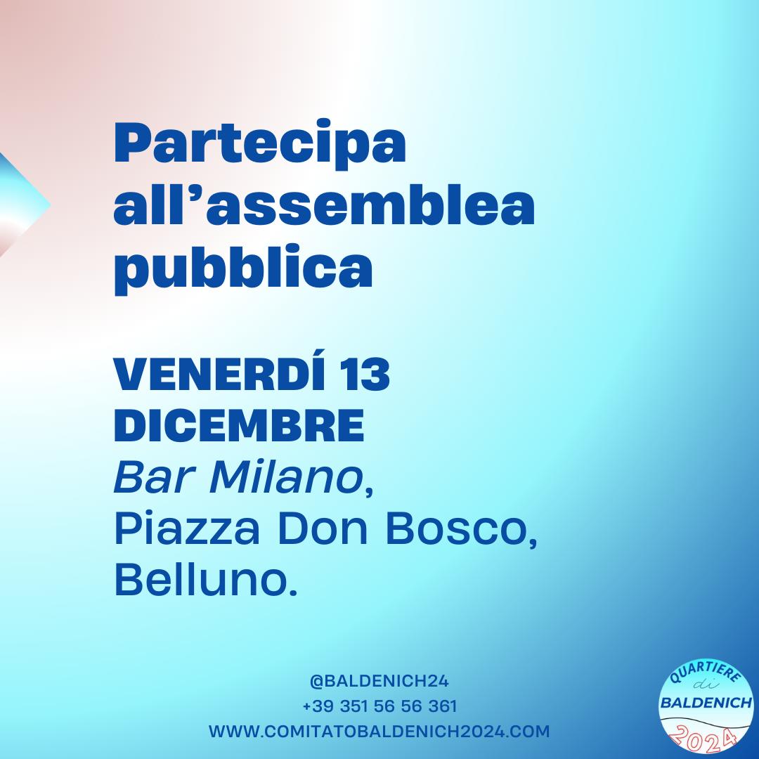 VERBALE DELLA RIUNIONE DEL COMITATO DI QUARTIERE BALDENICH24