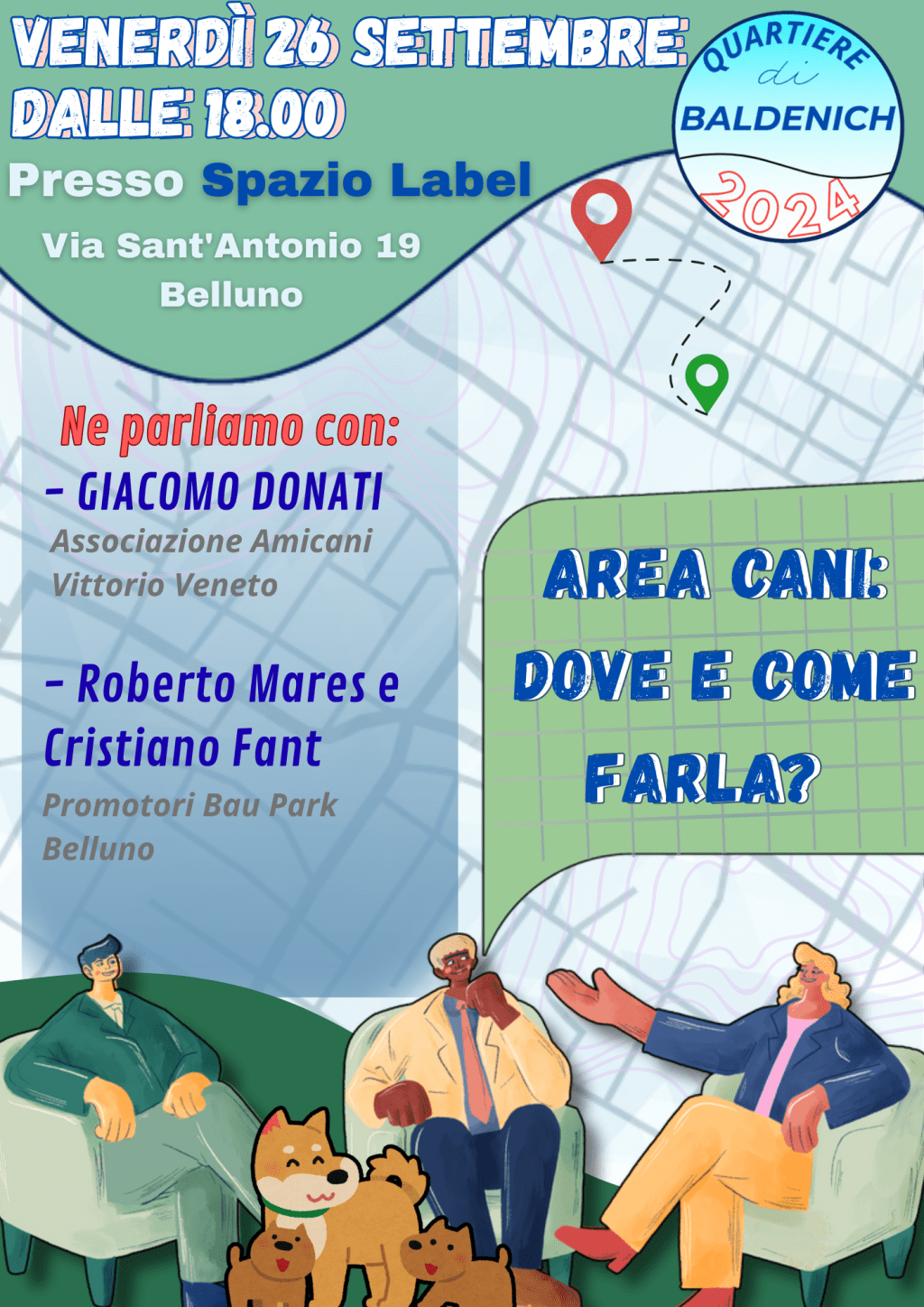 Baldenich, assemblea pubblica sul progetto di un’area&nbsp;cani