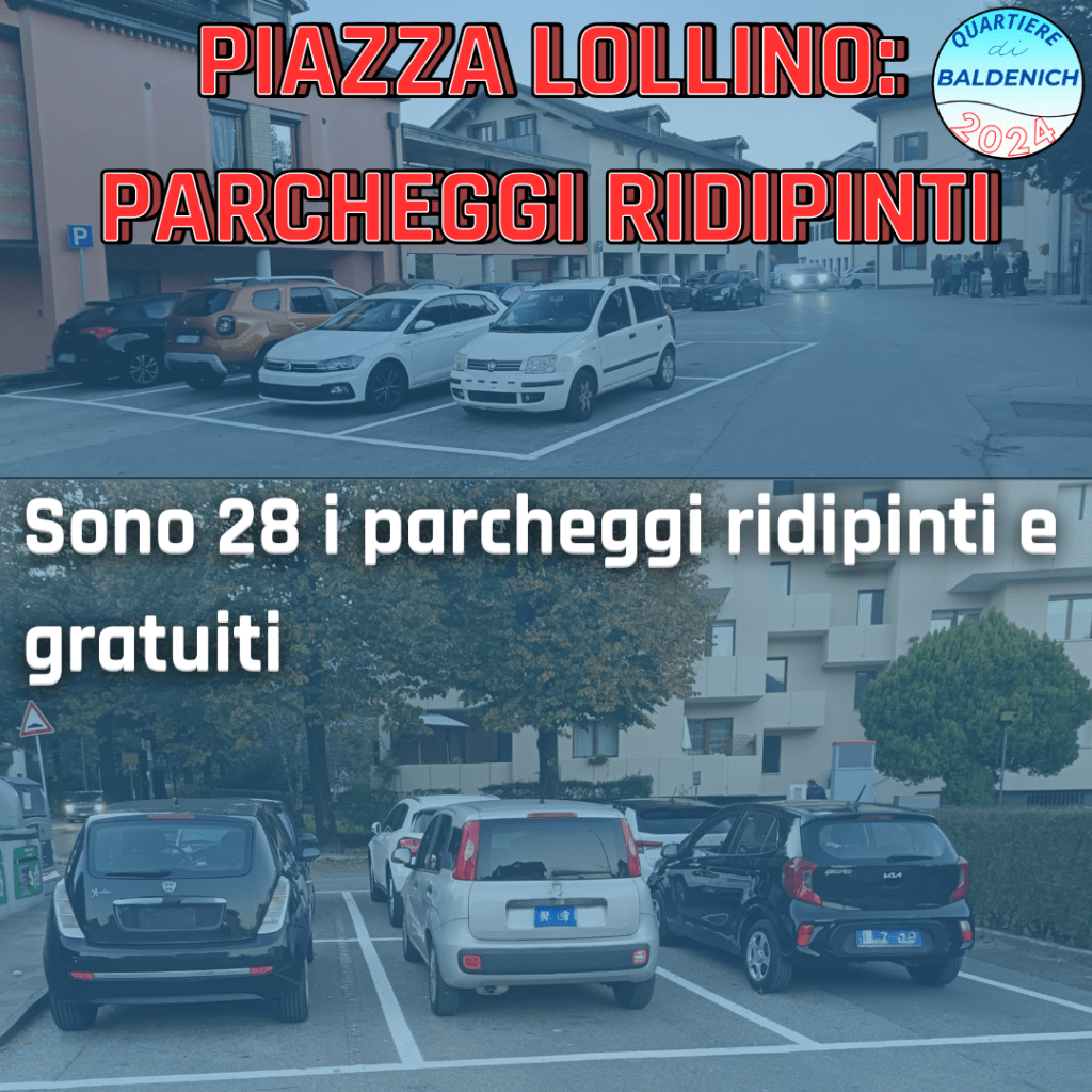 Piazza Lollino, ridipinte le strisce dei&nbsp;parcheggi