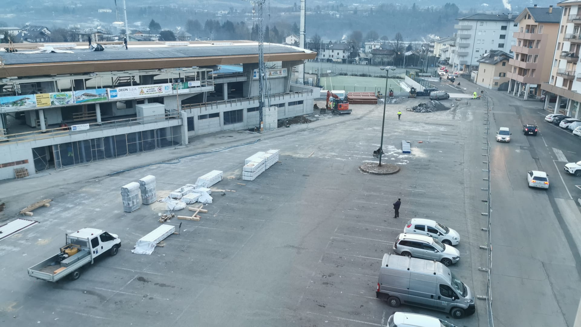 Piazzale della Resistenza: lavori in corso e riduzione dei parcheggi
